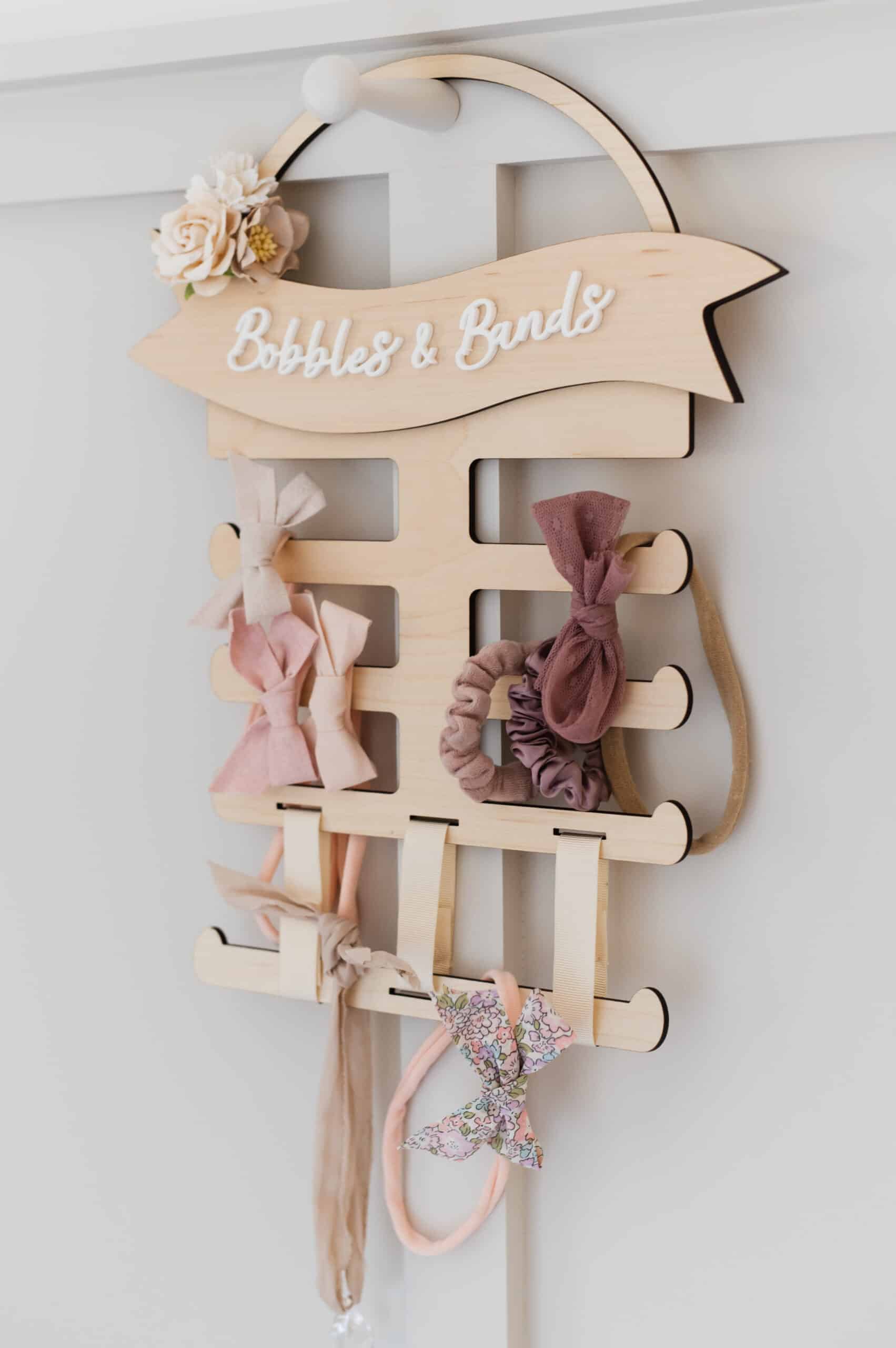 Bobbles & Bands Hanger - Maple